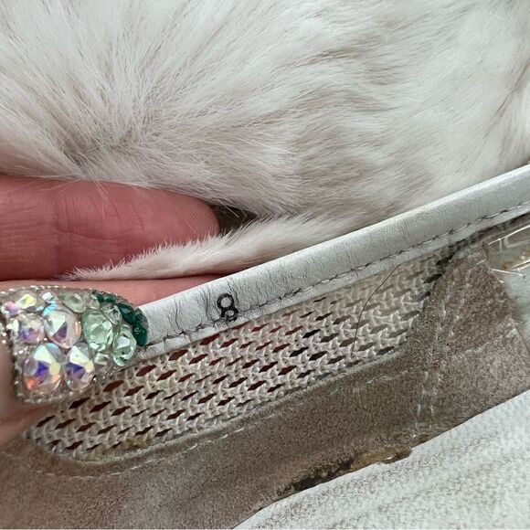 Linea Stretch by Walter Genuin Slip On Golf Shoes White Made in Italy womens 8 - Picture 8 of 9